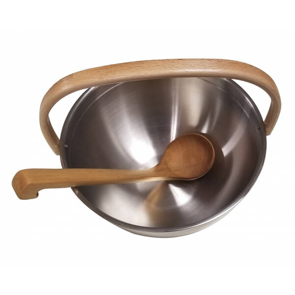 Paslanmaz Çelik Kova+Kepçe 2