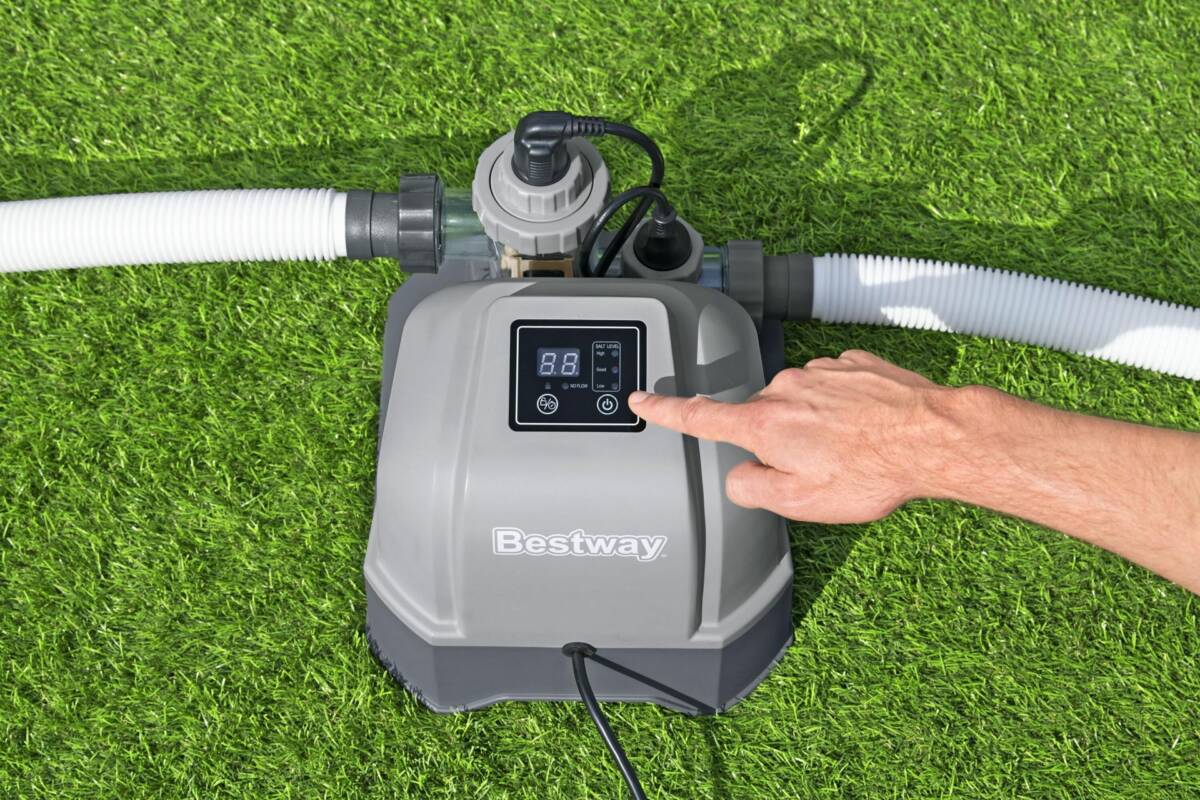 Flowclear™ 58775 Hydrogenic™ 12 G/H Tuzlu Su Havuz Klorlama Sistemi 2