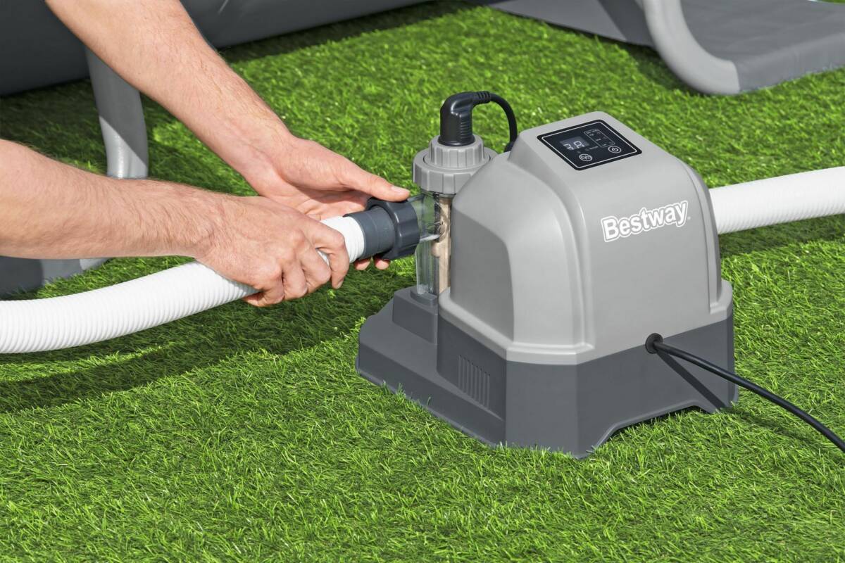 Flowclear™ 58775 Hydrogenic™ 12 G/H Tuzlu Su Havuz Klorlama Sistemi 3