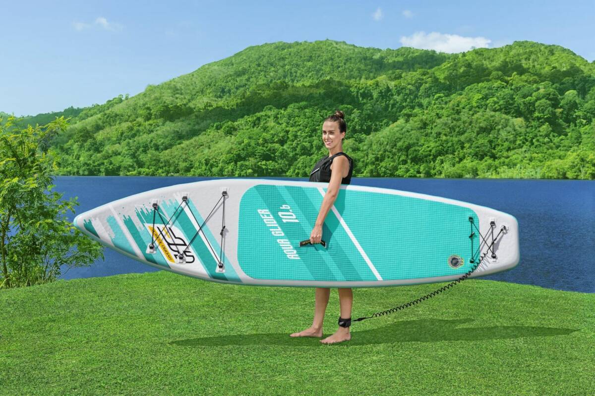 Hydro-Force™ 65347 Aqua Glider™ Kürekli Şişme SUP-Sörf Seti 3,20 m 3