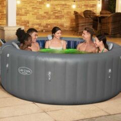 Lay-Z-Spa® 6001T Santorini Smart HydroJet Pro™ Enerji Tasarruflu Şişme Spa Havuzu, Mobil Uygulama Kontrollü, 5-7 kişilik