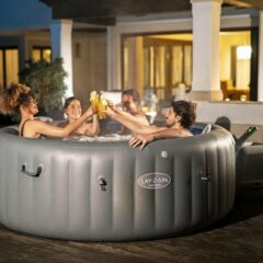 Lay-Z-Spa® 6001T Santorini Smart HydroJet Pro™ Enerji Tasarruflu Şişme Spa Havuzu, Mobil Uygulama Kontrollü, 5-7 kişilik 3