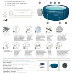 Lay-Z-Spa® 60029 Milan Smart AirJet Plus™ Şişme Spa Havuzu, Mobil Uygulama Kontrollü, 4-6 kişilik 3