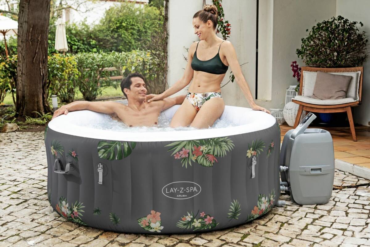 Lay-Z-Spa® 60061 Aruba Signature AirJet™ Şişme Spa Havuzu, 2-3 kişilik 1
