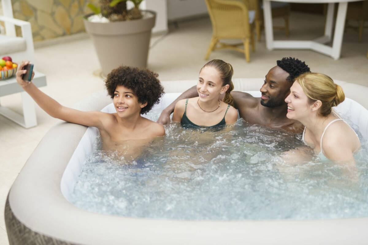 Lay-Z-Spa® Cabo Smart HydroJet™ 6001R Enerji Tasarruflu Şişme Spa Havuzu, Mobil Uygulama Kontrollü, 4-6 kişilik 2