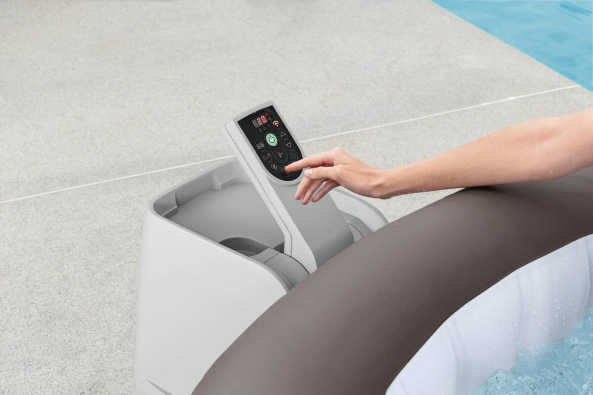Lay-Z-Spa® Dominica Smart HydroJet™ 6001S Enerji Tasarruflu Şişme Spa Havuzu, Mobil Uygulama Kontrollü, 4-6 kişilik 3