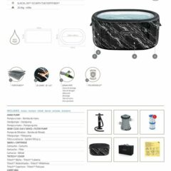 Lay-Z-Spa® Glacial Dip™ 6002Q Soğuk Terapi Buz Banyosu Küveti, 2 Kişilik 3