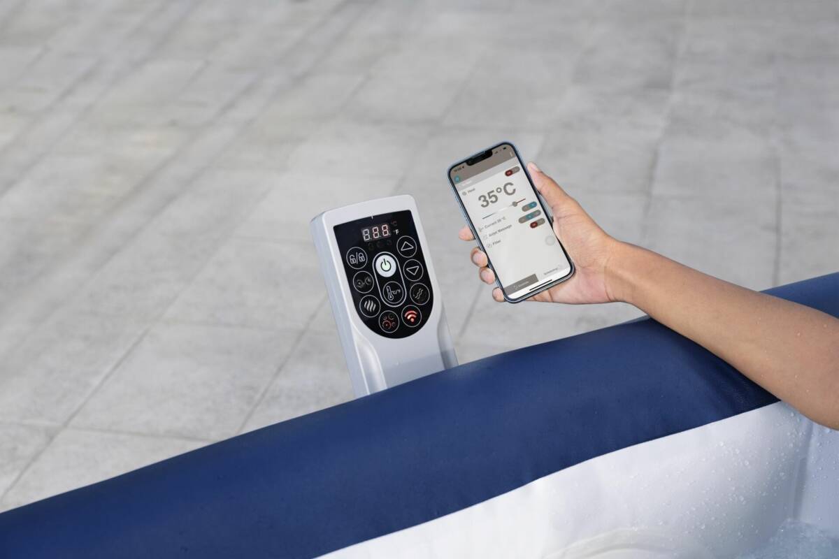 Lay-Z-Spa® Hawaii Smart AirJet™ 6001H Enerji Tasarruflu Şişme Spa Havuzu, Mobil Uygulama Kontrollü, 4-6 kişilik 2