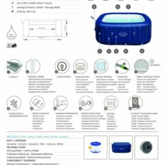 Lay-Z-Spa® Hawaii Smart AirJet™ 6001H Enerji Tasarruflu Şişme Spa Havuzu, Mobil Uygulama Kontrollü, 4-6 kişilik 3