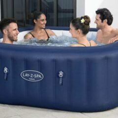 Lay-Z-Spa® Hawaii Smart AirJet™ 6001H Enerji Tasarruflu Şişme Spa Havuzu, Mobil Uygulama Kontrollü, 4-6 kişilik 