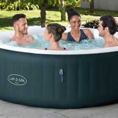 Lay-Z-Spa® Miami AirJet™ 6001D Enerji Tasarruflu Şişme Spa Havuzu,4-6 kişilik 